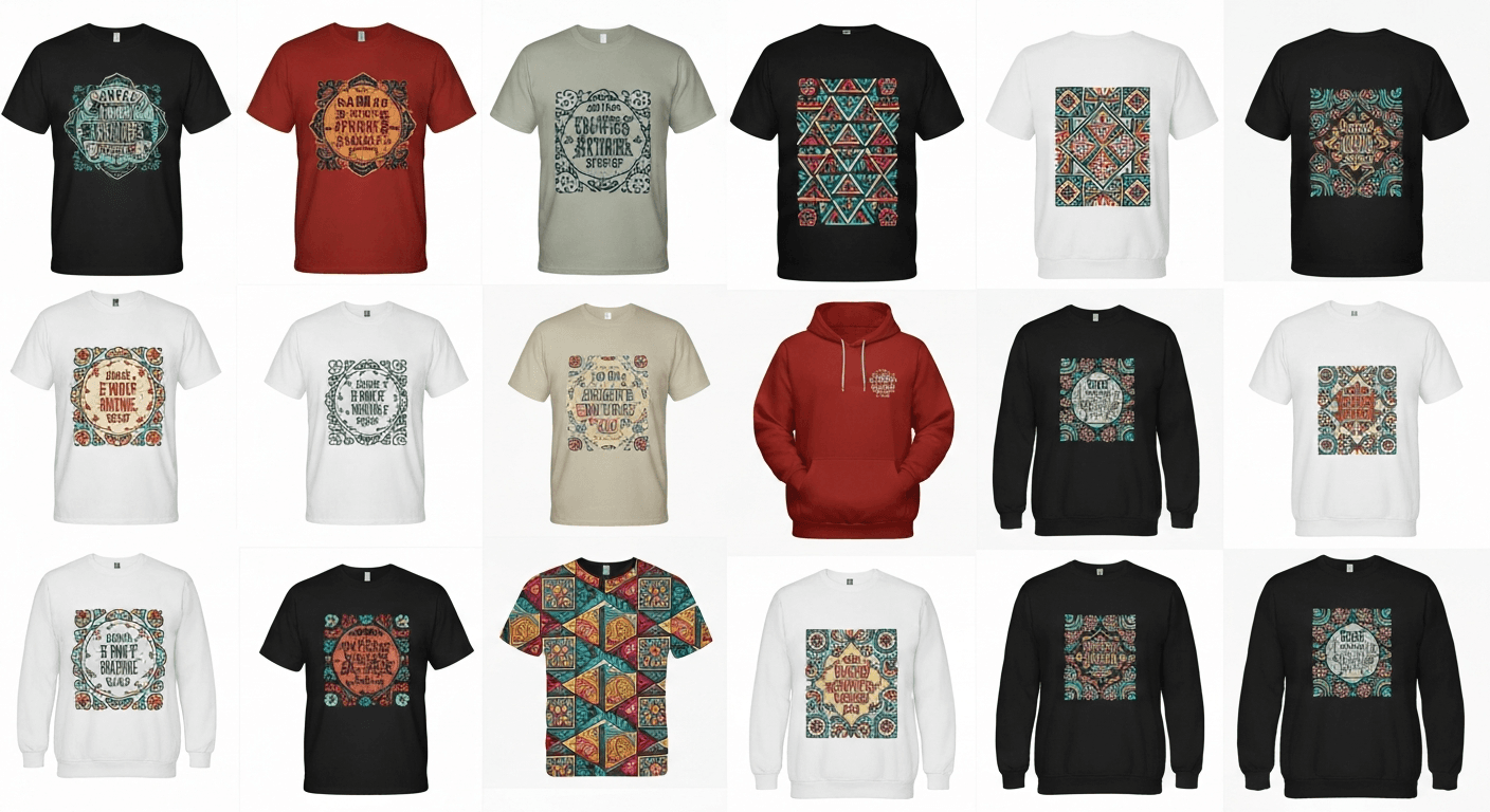 Seedream 5.0 Lite for Print-on-Demand: T-Shirt & Merch Designs