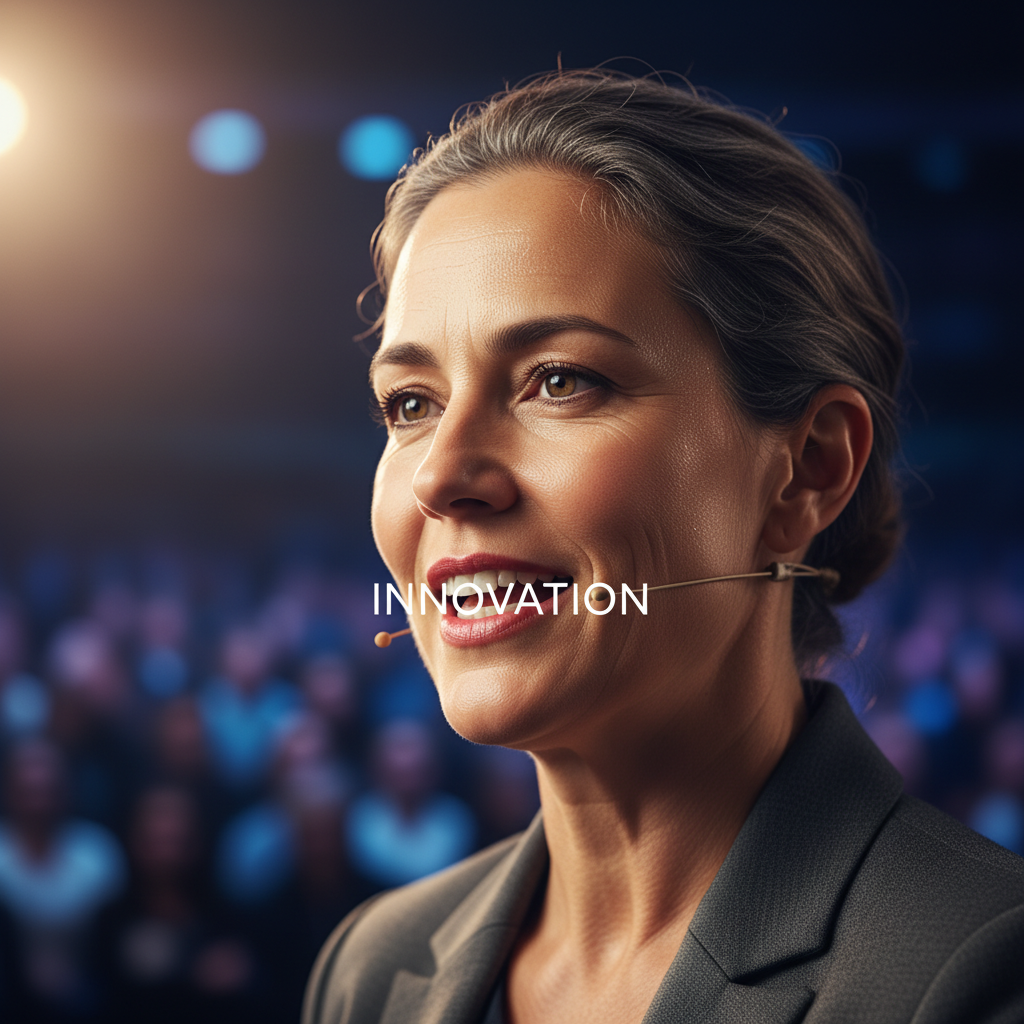 An AI-generated talking head from OmniHuman v1.5
