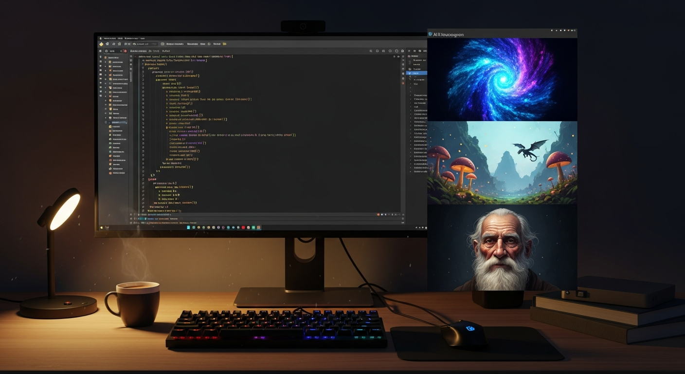 A stunning AI-generated image from the Seedream v4.5 API