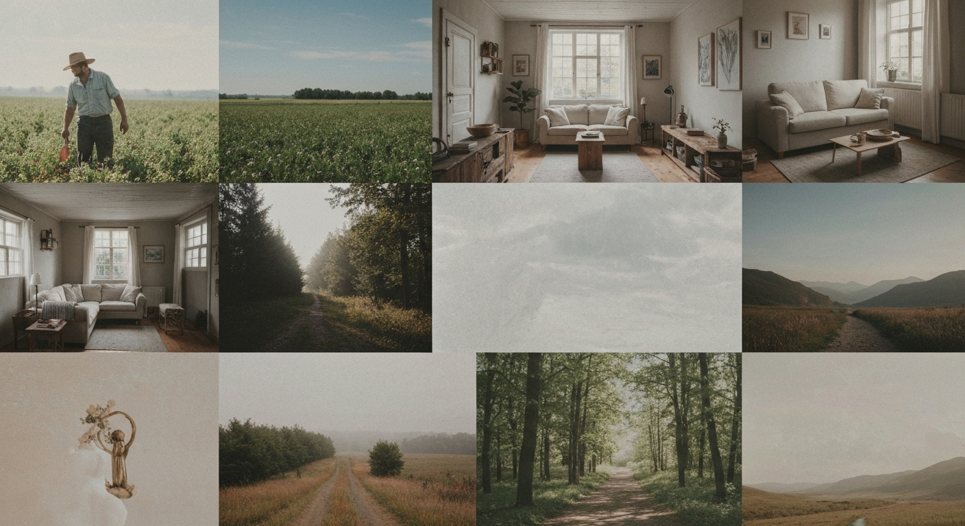 A stunning AI-generated mood board image from Seedream v4.5