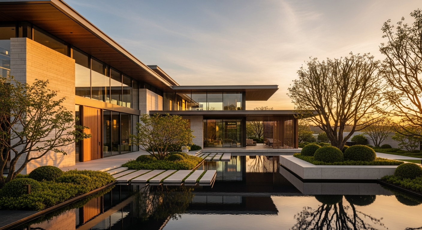 A stunning AI-generated real estate marketing image from Seedream v4.5