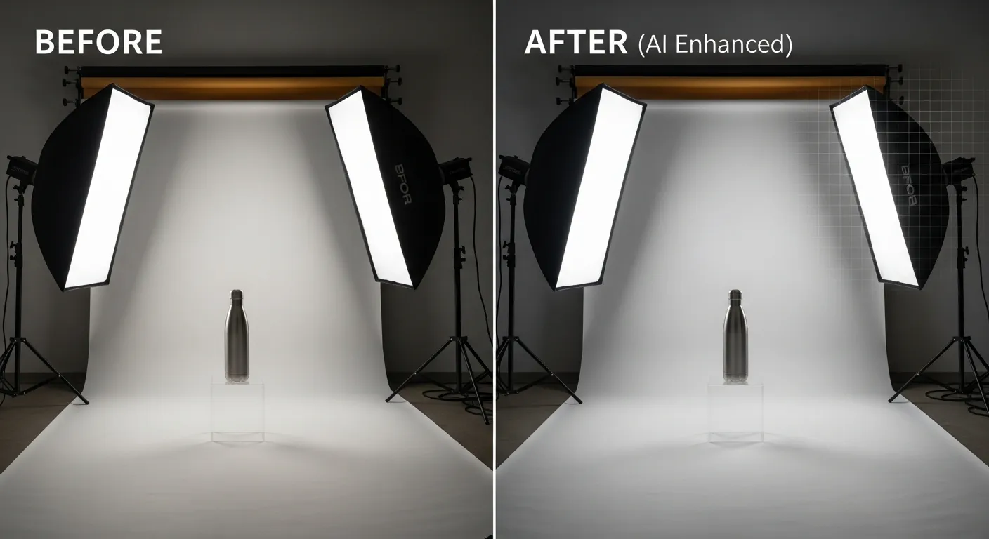 Studio product photograph with clean lighting
